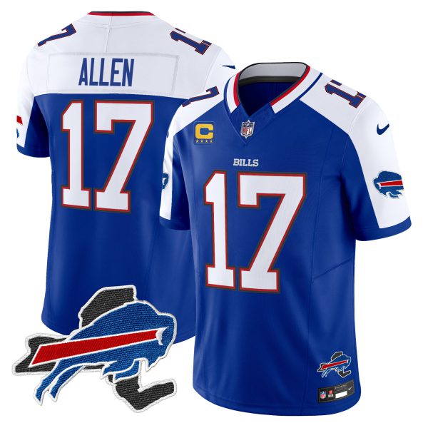 Men's Bills New York Patch Vapor Limited Jersey V3 - All Stitched - Image 8