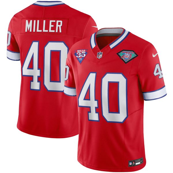 Youth's Bills 1994 Throwback Vapor Jersey - All Stitched - Image 19