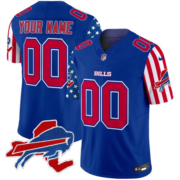 Bills American Style Vapor Limited Custom Jersey - All Stitched - Image 3