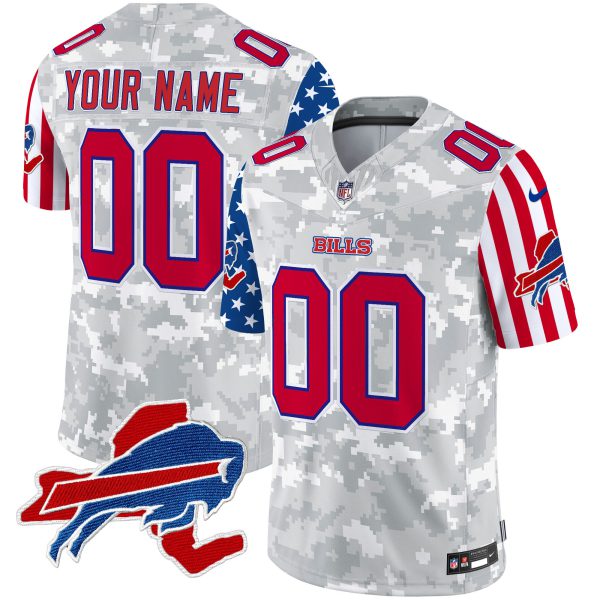 Bills American Style Vapor Limited Custom Jersey - All Stitched - Image 4