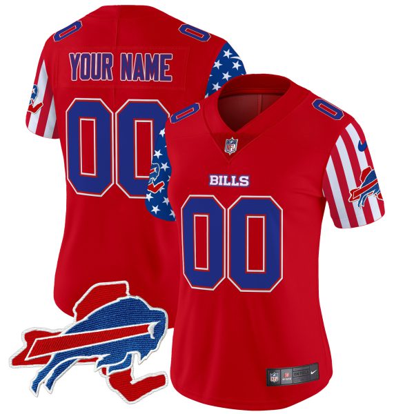 Bills American Style Vapor Limited Custom Jersey - All Stitched - Image 7