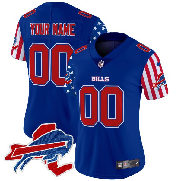 Bills American Style Vapor Limited Custom Jersey - All Stitched - Image 8