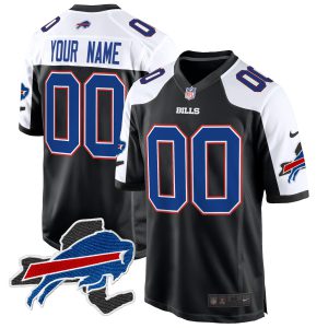 Buffalo Bills New York Patch Game Custom Jersey - All Stitched