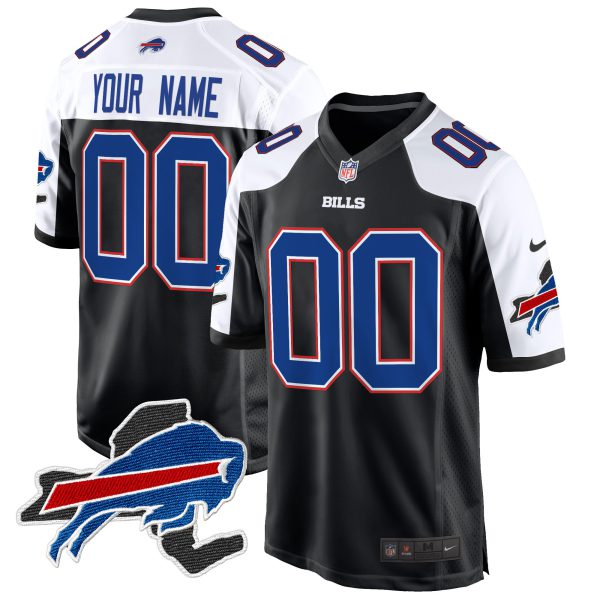 Buffalo Bills New York Patch Game Custom Jersey - All Stitched