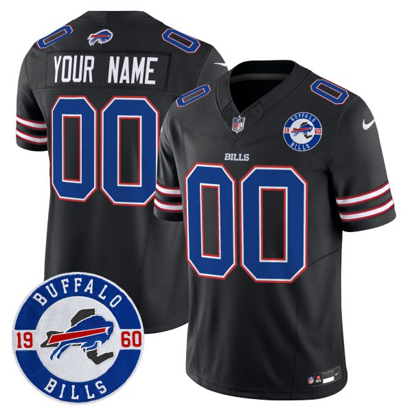 Buffalo Bills 2024 Vapor Limited Custom Jersey - Est. 1960 Patch - All Stitched - Image 6