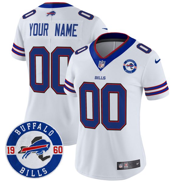 Buffalo Bills 2024 Vapor Limited Custom Jersey - Est. 1960 Patch - All Stitched - Image 11