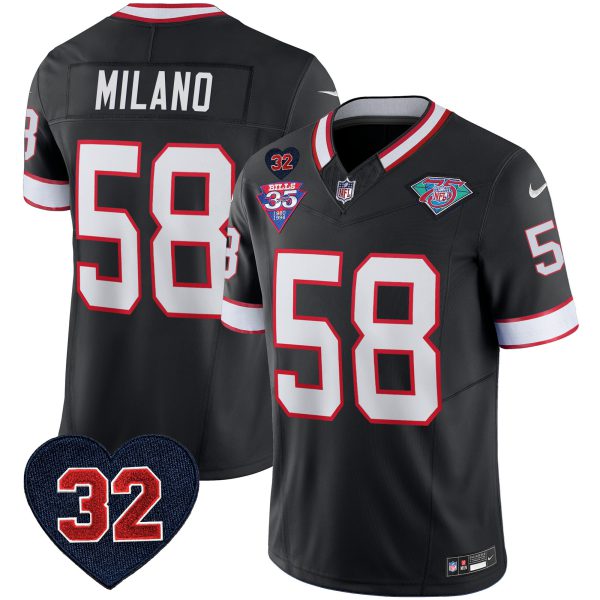 Men's Bills 1994 Throwback O.J. Simpson Patch Vapor Limited Jersey - All Stitched - Image 42