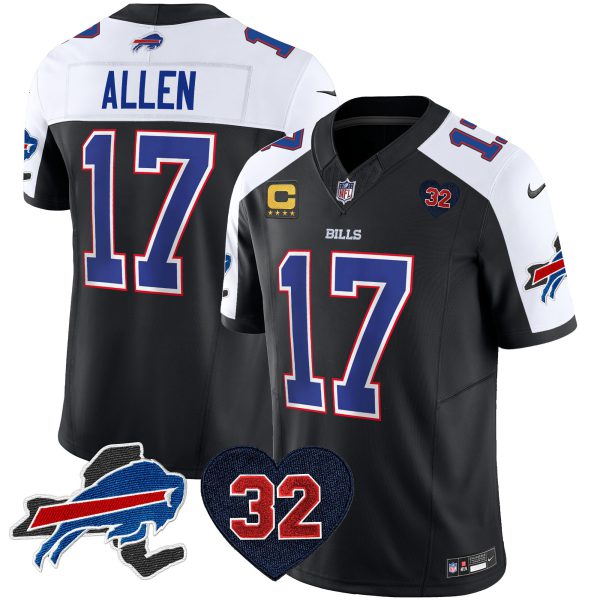 Men's Bills O.J. Simpson Patch Vapor Limited Jersey - All Stitched - Image 2