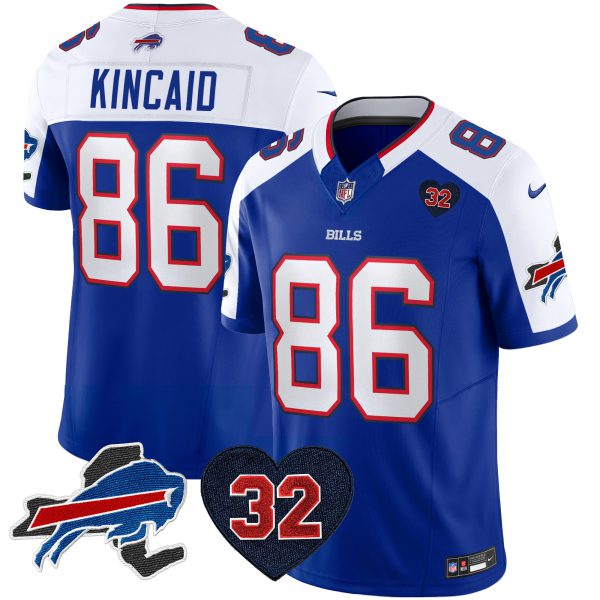 Men's Bills O.J. Simpson Patch Vapor Limited Jersey - All Stitched - Image 14