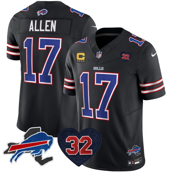 Men's Bills O.J. Simpson Patch Vapor Limited Jersey - All Stitched - Image 37