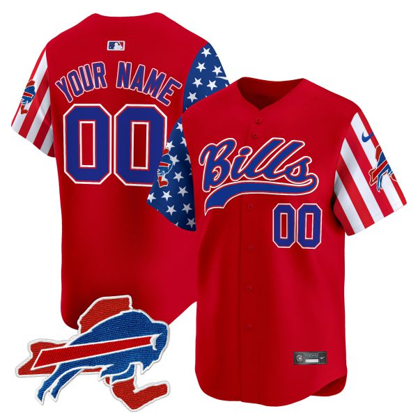 Buffalo Bills 2024 American Style Vapor Baseball Custom Jersey - All Stitched - Image 2