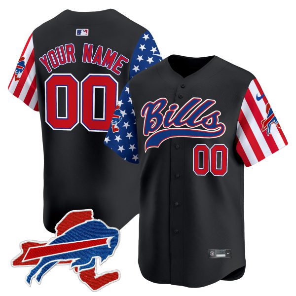 Buffalo Bills 2024 American Style Vapor Baseball Custom Jersey - All Stitched - Image 4