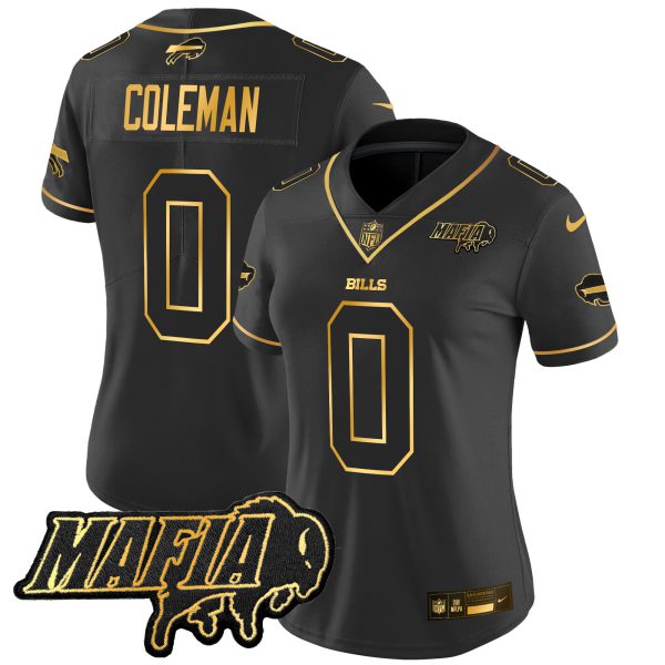 Women's Buffalo Bills 2024 Bills Mafia Patch Gold Vapor Limited Jersey - All Stitched - Image 23