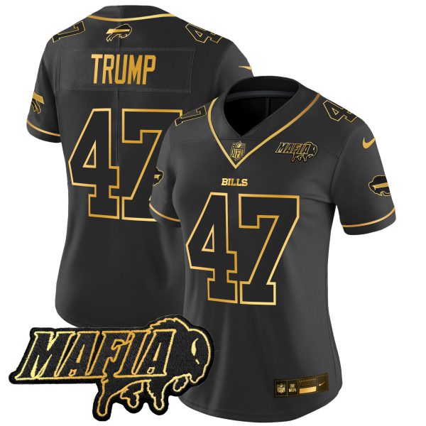Women's Buffalo Bills 2024 Bills Mafia Patch Gold Vapor Limited Jersey - All Stitched - Image 24