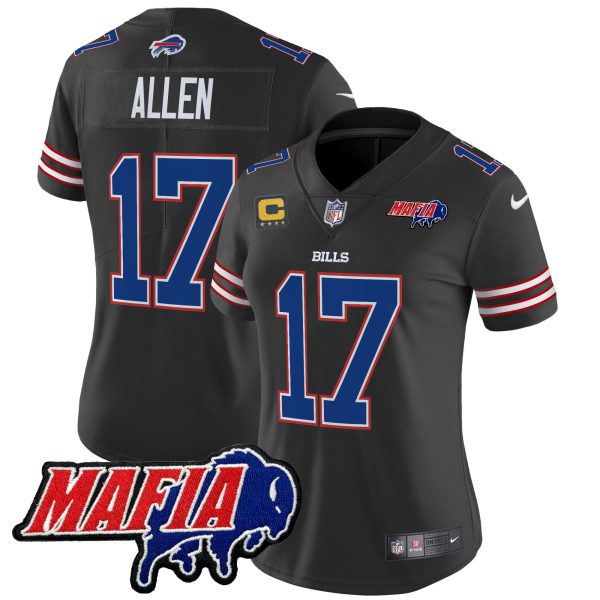 Women's Buffalo Bills 2024 Bills Mafia Patch Vapor Limited Jersey - All Stitched - Image 25