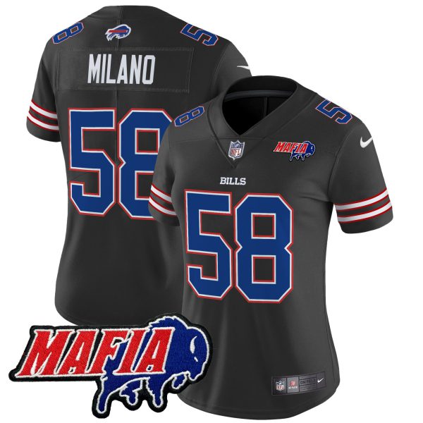 Women's Buffalo Bills 2024 Bills Mafia Patch Vapor Limited Jersey - All Stitched - Image 29