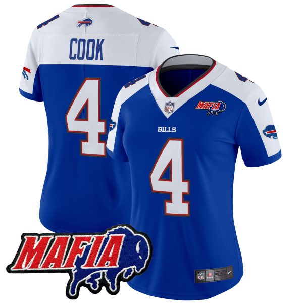 Women's Buffalo Bills 2024 Bills Mafia Patch Vapor Limited Jersey - All Stitched - Image 34
