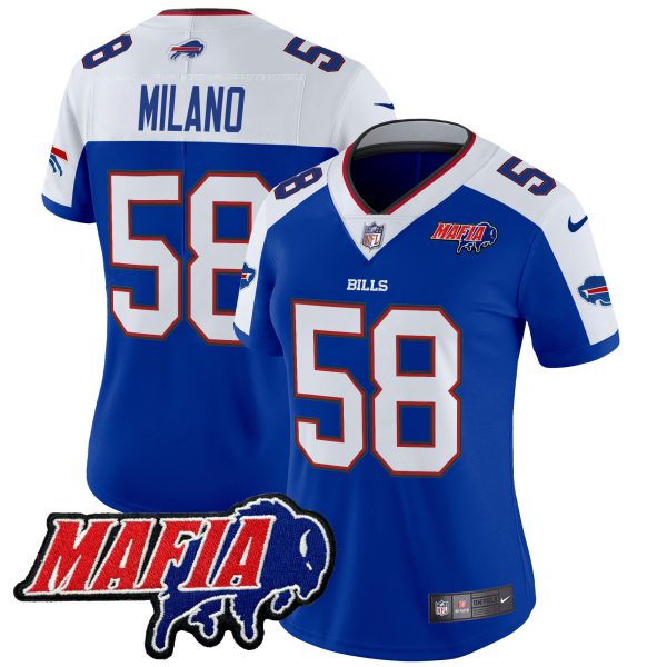 Women's Buffalo Bills 2024 Bills Mafia Patch Vapor Limited Jersey - All Stitched - Image 37
