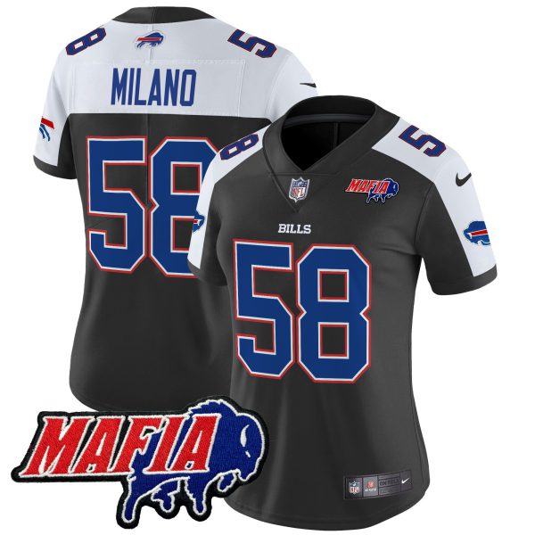 Women's Buffalo Bills 2024 Bills Mafia Patch Vapor Limited Jersey - All Stitched - Image 45