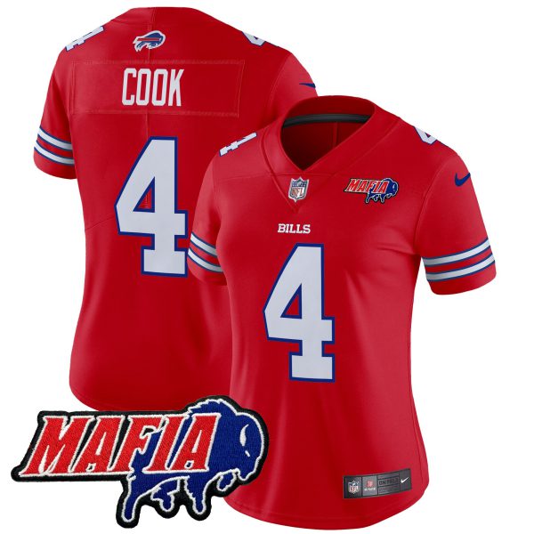 Women's Buffalo Bills 2024 Bills Mafia Patch Vapor Limited Jersey - All Stitched - Image 10