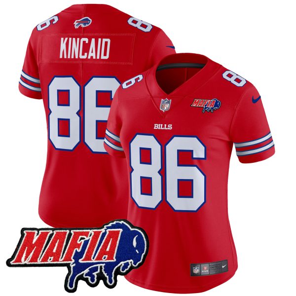 Women's Buffalo Bills 2024 Bills Mafia Patch Vapor Limited Jersey - All Stitched - Image 14
