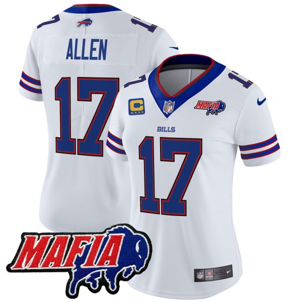 Women's Buffalo Bills 2024 Bills Mafia Patch Vapor Limited Jersey - All Stitched - Image 17