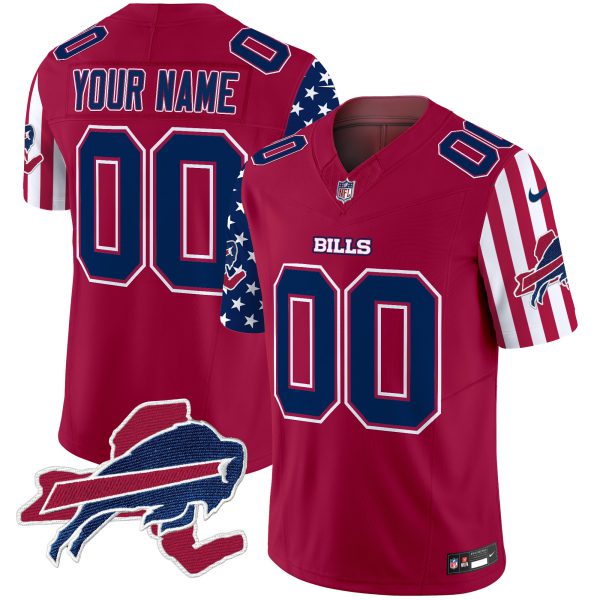 Bills American Style Vapor Limited Custom Jersey V2 - All Stitched - Image 2
