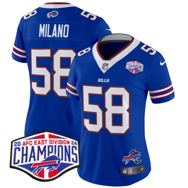 Women's Bills 2024 AFC East Division Champions Vapor Limited Jersey - All Stitched - Image 4