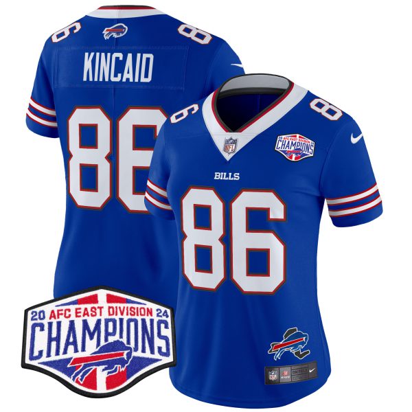 Women's Bills 2024 AFC East Division Champions Vapor Limited Jersey - All Stitched - Image 5