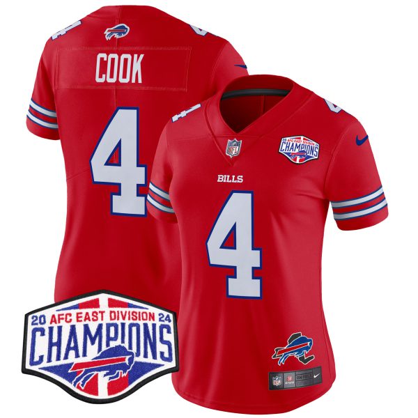 Women's Bills 2024 AFC East Division Champions Vapor Limited Jersey - All Stitched - Image 10