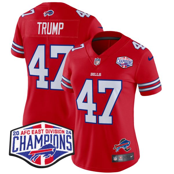 Women's Bills 2024 AFC East Division Champions Vapor Limited Jersey - All Stitched - Image 16