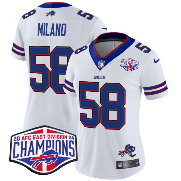 Women's Bills 2024 AFC East Division Champions Vapor Limited Jersey - All Stitched - Image 20
