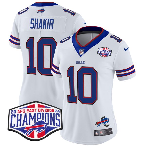 Women's Bills 2024 AFC East Division Champions Vapor Limited Jersey - All Stitched - Image 23