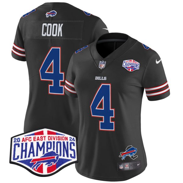 Women's Bills 2024 AFC East Division Champions Vapor Limited Jersey - All Stitched - Image 26