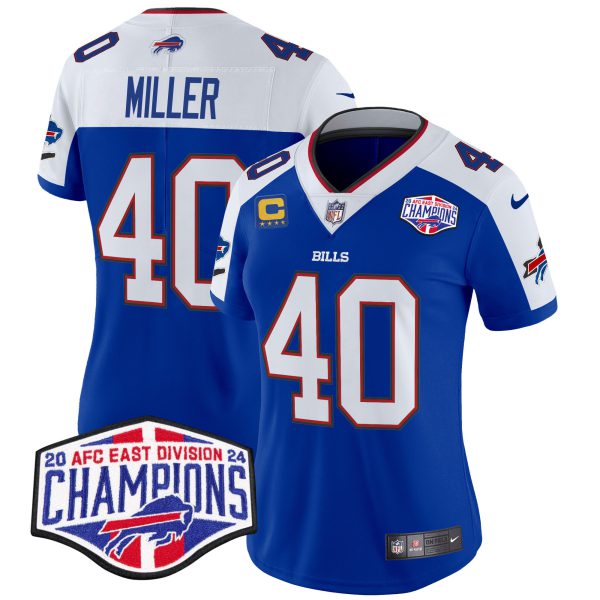 Women's Bills 2024 AFC East Division Champions Vapor Limited Jersey - All Stitched - Image 35