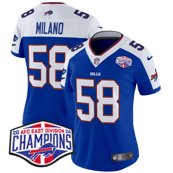 Women's Bills 2024 AFC East Division Champions Vapor Limited Jersey - All Stitched - Image 36