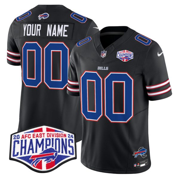 Bills 2024 AFC East Division Champions Vapor Limited Custom Jersey - All Stitched - Image 4
