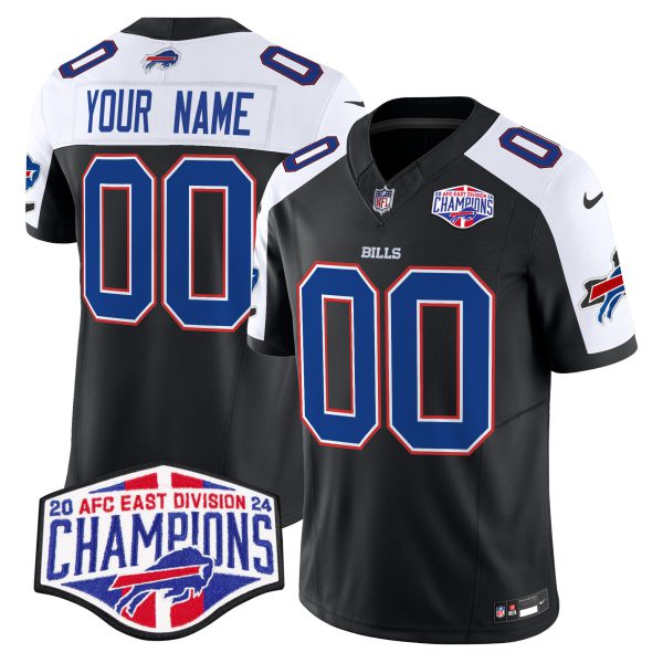 Bills 2024 AFC East Division Champions Vapor Limited Custom Jersey - All Stitched - Image 6