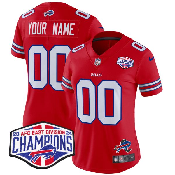 Bills 2024 AFC East Division Champions Vapor Limited Custom Jersey - All Stitched - Image 8