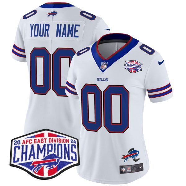 Bills 2024 AFC East Division Champions Vapor Limited Custom Jersey - All Stitched - Image 9