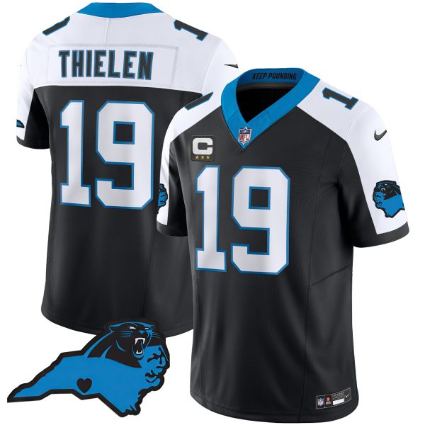 Men's Panthers Vapor Limited Jersey - Carolina Patch - All Stitched - Image 4