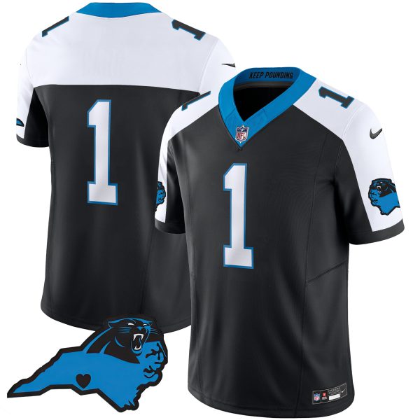 Men's Panthers Vapor Limited Jersey - Carolina Patch - All Stitched - Image 7