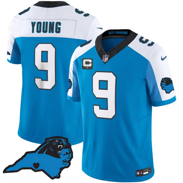 Men's Panthers Vapor Limited Jersey - Carolina Patch - All Stitched - Image 8