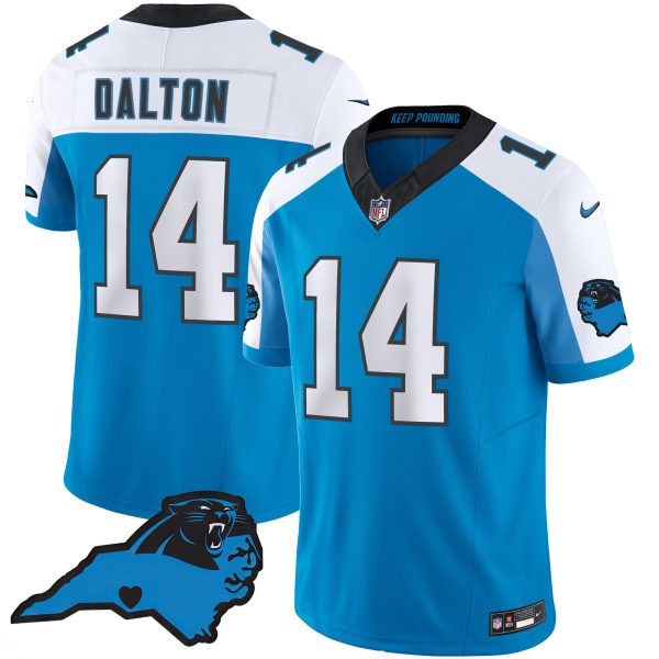 Men's Panthers Vapor Limited Jersey - Carolina Patch - All Stitched - Image 9
