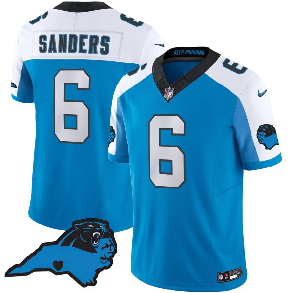 Men's Panthers Vapor Limited Jersey - Carolina Patch - All Stitched - Image 10
