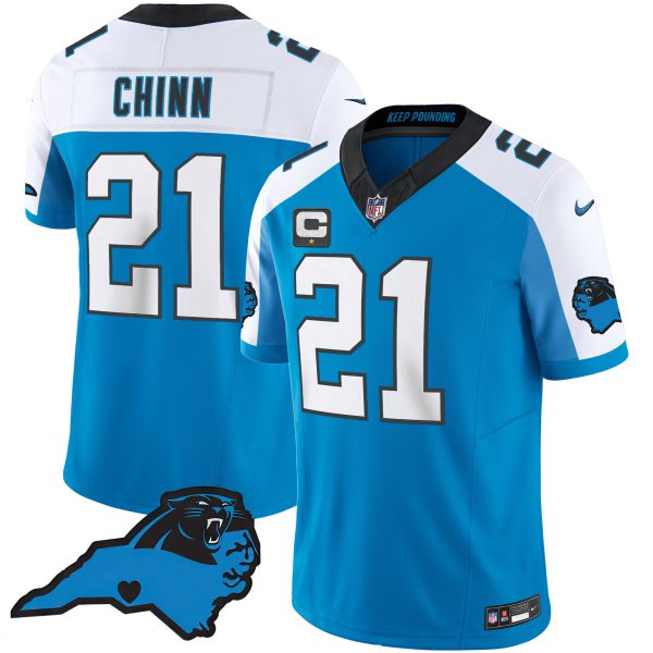 Men's Panthers Vapor Limited Jersey - Carolina Patch - All Stitched - Image 12