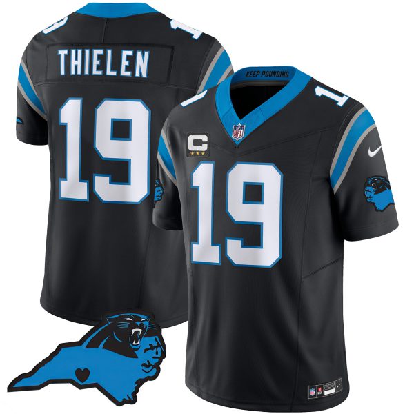 Men's Panthers Vapor Limited Jersey - Carolina Patch - All Stitched - Image 18