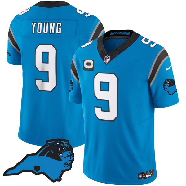 Men's Panthers Vapor Limited Jersey - Carolina Patch - All Stitched - Image 22