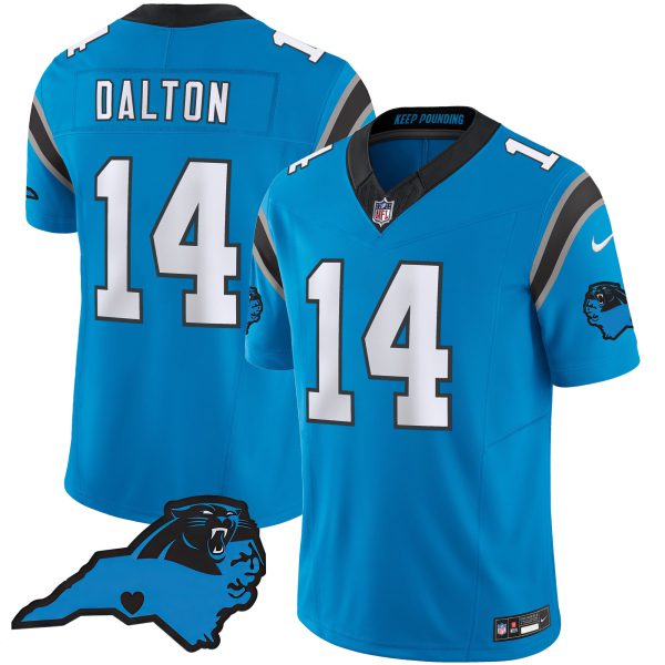 Men's Panthers Vapor Limited Jersey - Carolina Patch - All Stitched - Image 23