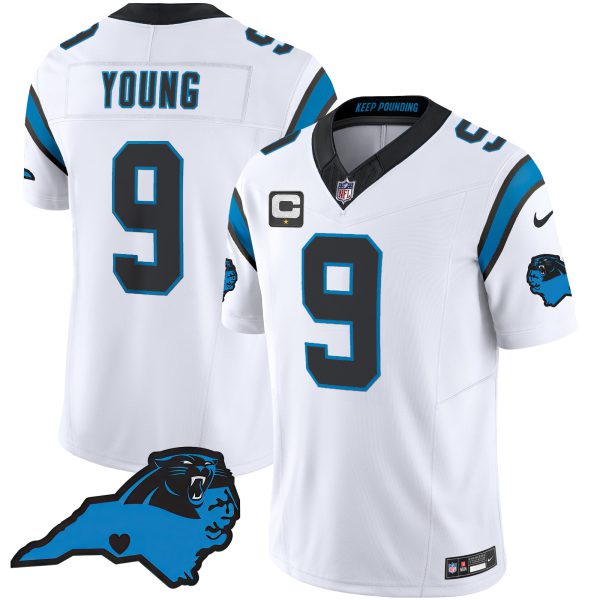 Men's Panthers Vapor Limited Jersey - Carolina Patch - All Stitched - Image 29